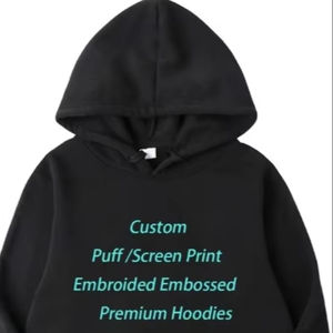 High Quality Custom Logo <b>Mens</b> Oversized <b>Hoodie</b> Sweatshirt Knitted Fabric Hooded Pullover Blank <b>Hoodie</b> Supplier - Product Image 1