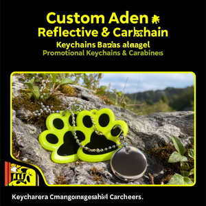 Portachiavi Riflettenti Personalizzati Aden, Gadget Promozionali e Moschettoni - Product Image 3