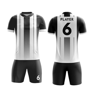 Camiseta de fútbol impresa por sublimación personalizada, kits de fútbol, uniformes de equipos escolares, ropa de fútbol para hombres - Product Image 1