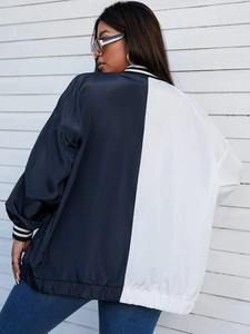 Nouvelle arrivée 2026 Veste universitaire pour femme en cuir d'agneau de qualité supérieure Veste d'hiver de style lettreman Respirante et chaude - Product Image 2