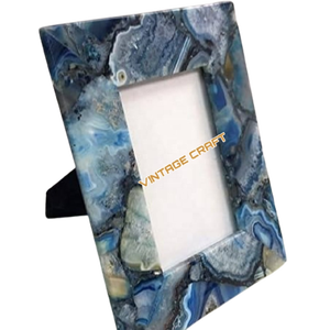Cadre photo design moderne en agate et pierre Artisanat naturel de l'Inde pour la décoration de la maison et du bureau à bas prix - Product Image 6