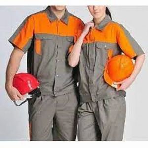 Uniforme de travail en coton respirant imperméable haute visibilité pour les ouvriers du bâtiment - Product Image 1