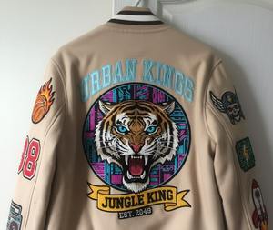 Chaqueta Universitaria para Hombre, Nueva Llegada, Alta Calidad, Personalizada con Letras de Béisbol, Diseño Personalizado, Chaqueta Bordada para Hombre - Product Image 6