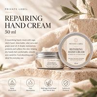 Crème réparatrice pour les mains en marque propre 50ml |   Soins hydratants pour peaux sèches |   Fabricant OEM Espagne