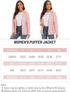 Women Custom Color Winter Coats Puffer Jacket Women Long <b>Sleeve</b> Bubble Jackets Waterproof Polyester Nylon Breathable Jackets - Product Image 5