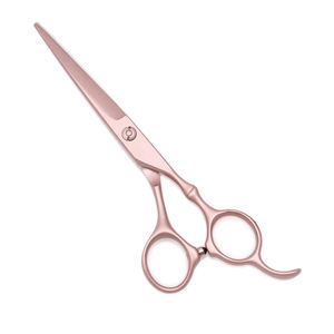 High Quality Product Hair Scissors With Full Pink Handle Barber Scissors Satin Finish Hair Scissor by Fitness <b>Drills</b> - Product Image 1