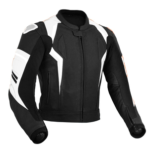 Vestes de moto en cuir de haute qualité pour hommes - Manches longues, séchage rapide, prêtes pour l'été/l'hiver, personnalisables - Product Image 1
