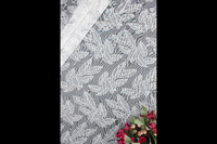 Tissu de broderie en filet de qualité supérieure, motif à pois et à carreaux, robe de mariée, robe de couture, vêtements de mode, fabricant OEM ODM en Inde