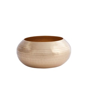 Florero redondo costero contemporáneo para el hogar, bodas, cafés, hoteles y espacios de vida, hecho a mano ecológico de la India - Product Image 5