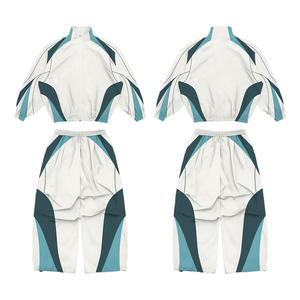 Ensembles coupe-vent personnalisés avec finition délavée à l'acide, design streetwear hiver à capuche, personnalisation complète et impression de logo de marque - Product Image 4