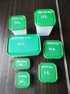 Khuôn Đựng Thực Phẩm Đã Qua Sử Dụng Thứ Hai Khuôn Ép Nhựa Dùng Cho Hộp Đựng Thực Phẩm Hình Chữ Nhật Niêm Phong Trong Suốt Màu Xanh Lá Cây - Product Image 6