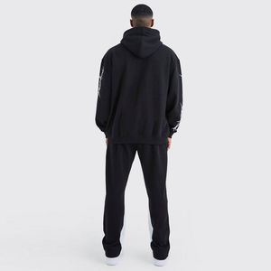 Survêtements d'hiver évasés à séchage rapide très confortables pour hommes, nouveau design, logo personnalisé, vêtements de sport 2 pièces - Product Image 2