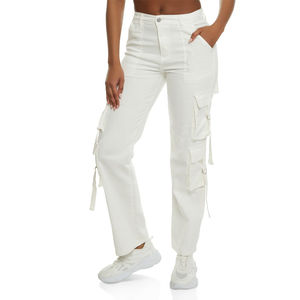 Professional Manufactured Solid Pattern Custom Made <b>Women</b> <b>Winter</b> Waterproof Breathable Polyester/Cotton Cargo <b>Trouser</b> High - Product Image 1