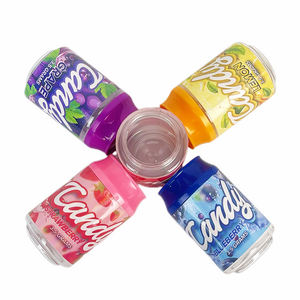 En stock: Envases personalizados de 3.5 pulgadas para mini latas de refresco con etiqueta, contenedor de grado alimenticio para dulces y gomitas. - Product Image 2