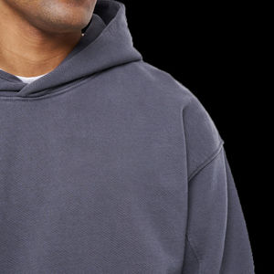 2025 Sudadera con capucha de lavado ácido de alta calidad hombro caído 100% algodón personalizado fabricantes sudaderas con capucha en blanco sudaderas patrón de impresión 3D - Product Image 3