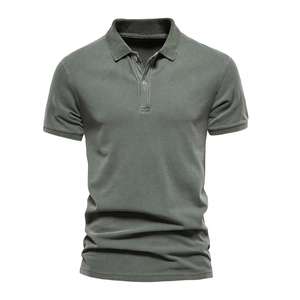Nouveau polo pour hommes de Style professionnel pour l'été à la mode à manches courtes hauts Logo personnalisé motif imprimé ODM vêtements en tissu - Product Image 1