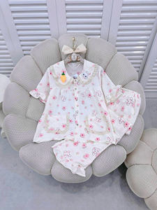 [COUTURE D'USINE] PW68 2025 Pyjamas pour femmes 100% tissu en coton pour aider le porteur à se sentir à l'aise dans toutes les activités - Product Image 6