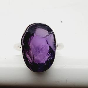 925 Silver Raw <b>Amethyst</b> <b>Rings</b> Handmade Luxury Design <b>Gold</b> Plating Unique Natural Gemstone Jewelry for Christian Religious Use - Product Image 6