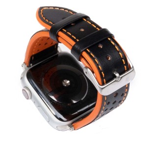 Mayorista Genuino Semi Mat Becerro Cuero Relieve Patrón de grano de cocodrilo Correa de reloj para IWC -IW3714 - Product Image 3