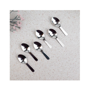 Vente en gros 13cm 15cm 17cm cuillère à assaisonnement Mini petite cuillère à thé à dessert en métal or rose en acier inoxydable 304 - Product Image 6