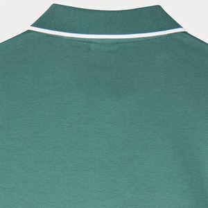 Polos personalizados transpirables Dry-Fit para hombre, manga corta bordada, logotipo ODM, mezcla de poliéster y algodón de alto rendimiento de punto - Product Image 6