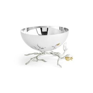 Designer Handmade Metal Serving Bowl Decorative <b>Table</b> Accent Centerpiece for Modern Home - Product Image 2