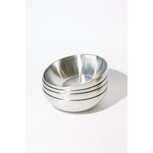 Juego de cuencos de acero clásico de forma y tamaño personalizados para decoración de cocina rústica Técnica pulida por Rana Overseas Inc - Product Image 1