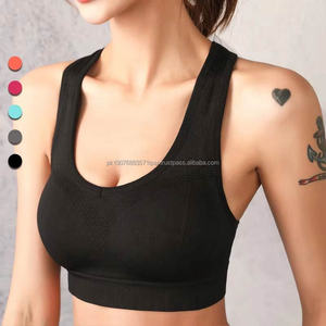 Sujetador Deportivo Sin Costuras Talla Grande, Sujetador Deportivo para Correr, Hacer Ejercicio, Yoga, Elástico, de Alto Impacto para Mujer - Product Image 1