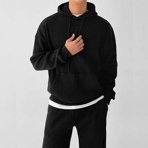 Sudadera con Capucha Personalizada de Otoño e Invierno para Hombre, 100% Algodón, Forrada, con Logotipo Frontal, Corte Regular, Manga Larga - Product Image 1