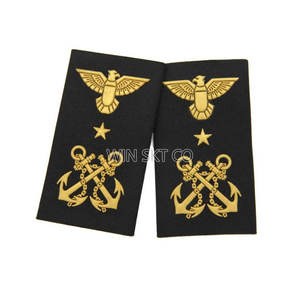 Epaulettes de Uniforme Personalizadas de Alta Calidad con Diseño de Hilo Metálico de Moda, Servicio OEM, Logotipo Personalizado - Marca WIN SKT CO - Product Image 5