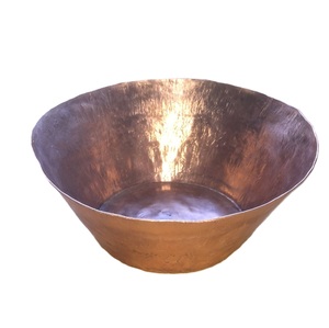 Haute tendance moderne minimaliste Portable cuivre métal Spa bol pied trempage pédicure bassin en vrac disponible pour Spa déco - Product Image 5