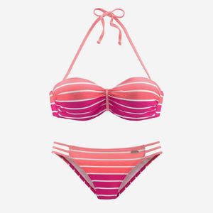 Ensemble de bikini bandeau sexy turquoise en gros, vêtements de plage, maillot de bain, été, plage, piscine, resort, vacances, tissu extensible à séchage rapide, devant - Product Image 1