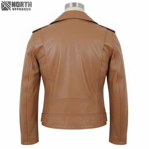 Offre spéciale, veste en cuir à manches longues pour femmes, design OEM personnalisé, nouvelle veste à la mode, veste en cuir personnalisée pour femmes - Product Image 2