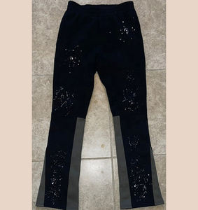 กางเกงวอร์มผู้ชายแบบเรียงซ้อนยืดหยุ่น - Product Image 1