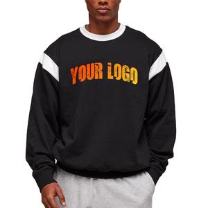 Nouveau à la mode 100% coton polaire tissu hommes sweat lourd 500% GSM à manches longues Hip Hop hommes sweat - Product Image 1