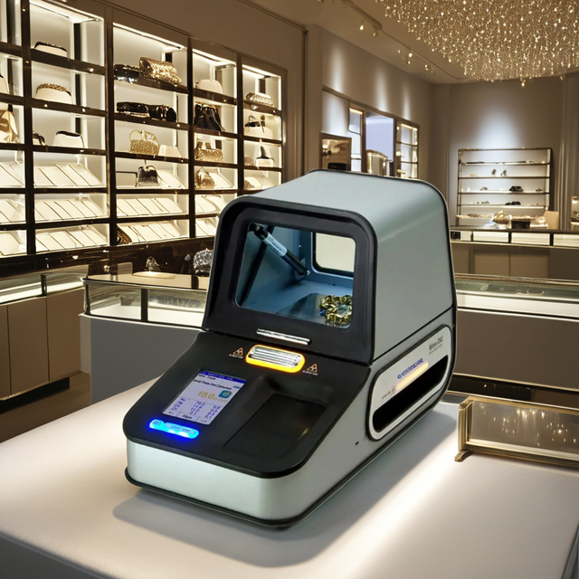 Wisermachine XRF Gold Analyzer CE RoHS Certified Nondestructive Tester for Gold Silver Alloy Purity Jewelry Spectrometers