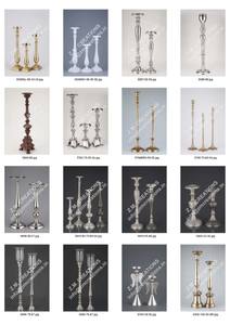 Candelabro Clásico de Aluminio Niquelado para Decoración de Bodas, Hecho a Mano, Resistente al Calor, 40 cm - Product Image 4