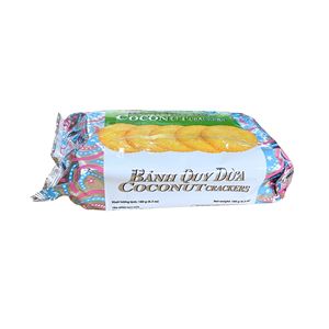 Atela Round Coconut Crackers 160g | Authentic Vietnamese Specialty | Baked Not Fried Wholesale ODM Supply - Product Image 4
