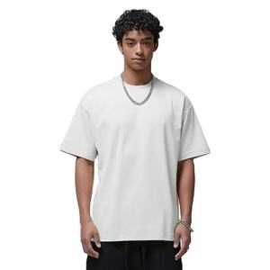 T-shirt à manches courtes et col rond décontracté à la mode en coton 100% pour hommes - Product Image 1