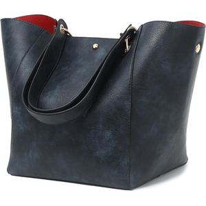 Bolso Tote de Cuero Vacuno de Lujo para Mujer, Diseño Abierto con Líneas Elegantes y Amplio Espacio para el Trabajo, Viajes y Compras - Product Image 2