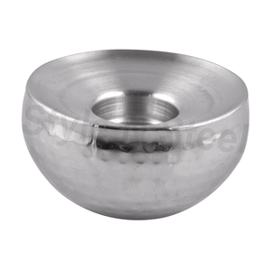 Bougeoir en métal en acier inoxydable T-Light - Product Image 1