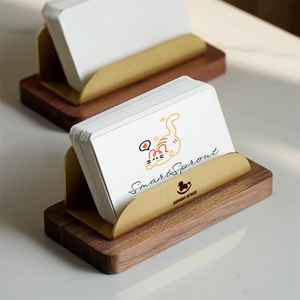 Estuche para Tarjetas de Madera Hecho a Mano Personalizado |   Cartera de Madera Natural para Tarjetas Bancarias y de Crédito |   Organizador de Madera Delgado de Primera Calidad - Product Image 2