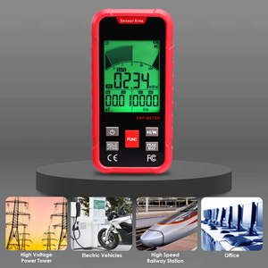 เครื่องตรวจจับคลื่นไฟฟ้า3-in-1, สนามแม่เหล็ก3แกนตรวจจับ EF, RF สำหรับโฮมออฟฟิศโรงเรียนพร้อมฟังก์ชั่นการเตือนแบบชาร์จไฟได้ - Product Image 2