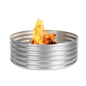 Grilles de camping Usine balançoire pliante Grilles de foyer Lit de jardin surélevé Anneau de feu en acier galvanisé pour l'extérieur Jardinière portable ODM - Product Image 2