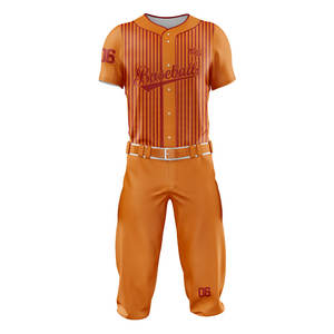 2026 hombres béisbol Jersey y pantalones diseño personalizado cuello en V equipo desgaste uniforme conjunto nuevo estilo cómodo uniforme de béisbol - Product Image 6