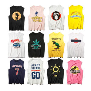 Camiseta de gimnasio sin mangas informal de talla grande para hombre, camiseta de entrenamiento de tela de punto suave transpirable, diseño de ropa informal - Product Image 6