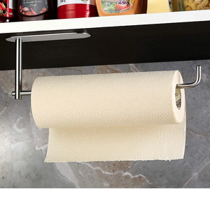 Premium European Style Stainless Steel Metal <b>Paper</b> Towel Holder Hanger Wholesale <b>Kitchen</b> Bathroom Home Organization Accessories - Product Image 5