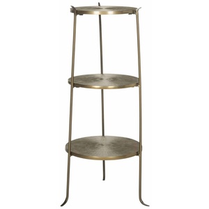 Moderne Unique Nouveau Pas Cher 3 Étagères À La Main Style Nordique Round Top Sunray Texture pour Salon et Chambre Meubles - Product Image 1