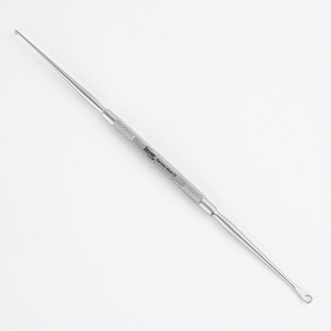 Cucharilla de Cerumen Premium Formby, Gancho de Doble Extremo, Cureta para Oídos, Instrumento Quirúrgico ORL, Manual, de Acero Inoxidable, Duradero - Product Image 1