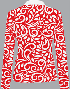 Nueva llegada Venta al por mayor Bajo MOQ Precio bajo DST Mujeres Blazer Sorority Bordado Rojo Formal Chaqueta Ligera Oficina College Wear - Product Image 2